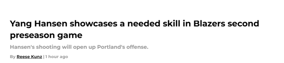 间来改进, 他本应该更, 的投篮命中